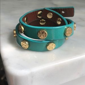 Tory Burch leather wrap bracelet